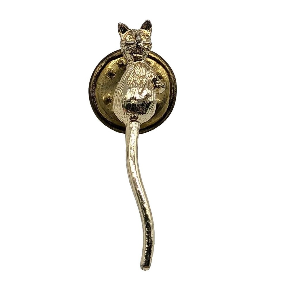Nemo Cat Kitten Lapel Pin Vintage Scared Climbing Cat